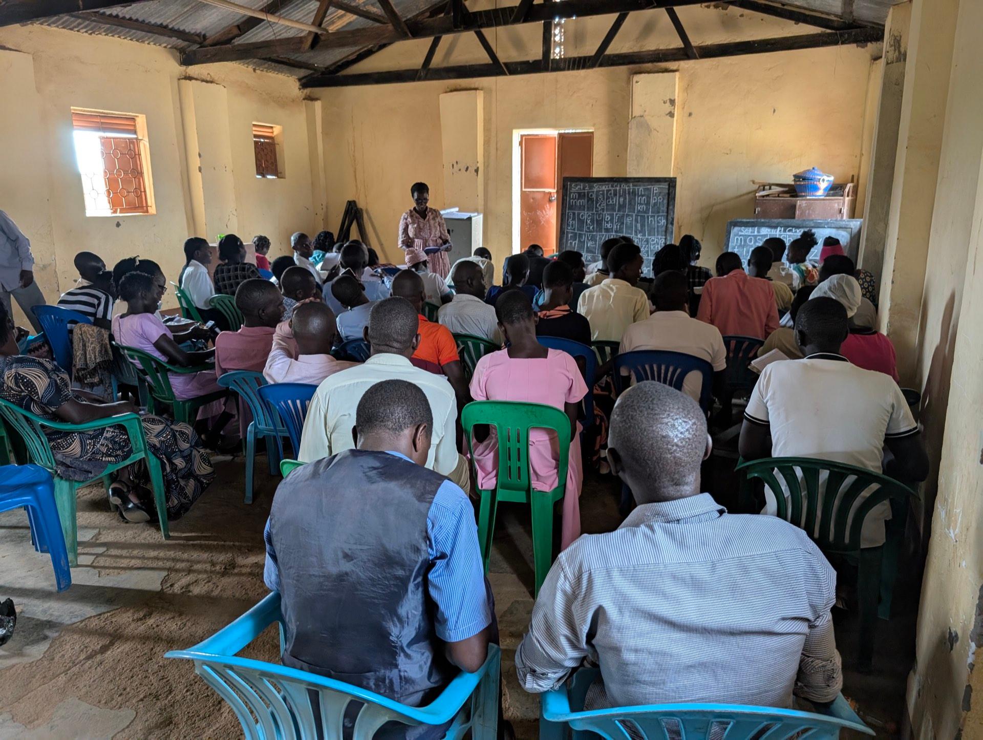 Small-group catch-up reading intervention session