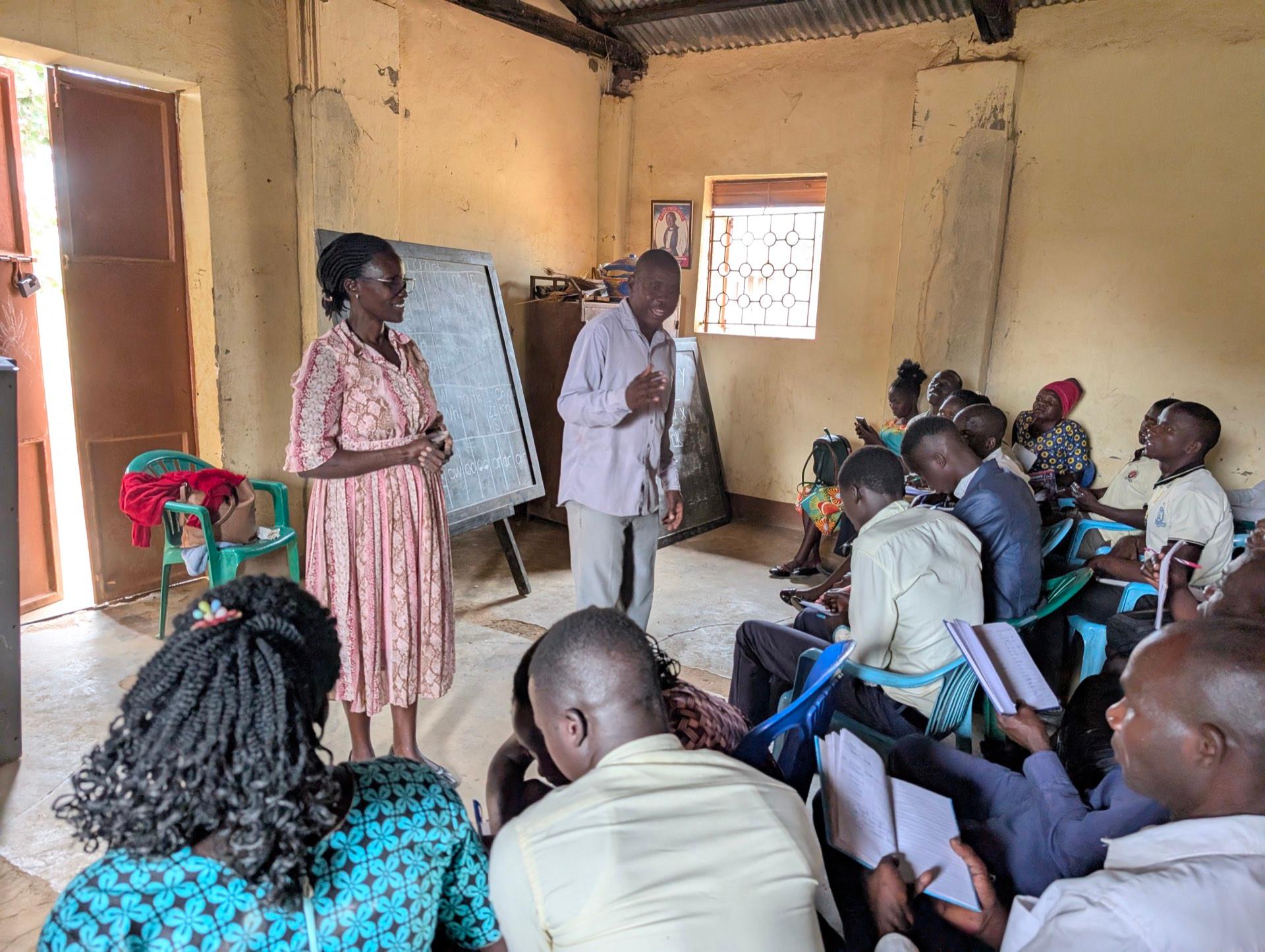 Teachers and facilitators engaging with literacy content and advocacy resources